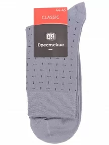 Мужские носки Брестские (БЧК), 14с2122, рис. 465, СВЕТЛО-СЕРЫЕ
