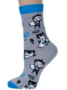 Детские носки "Красная ветка", С-2150, СЕРЫЕ