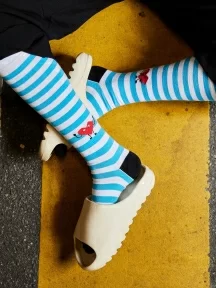 Гольфы unisex St. Friday Socks, tel-1071-02, "Морская люболь"