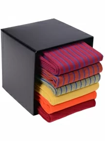 Набор мужских носков из мерсеризованного хлопка, 6 пар (ТМ Sergio di Calze), PG-80MSC-6, микс 6