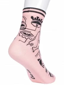 Детские носки Conte kids, 5С-11СП, рис. 562, ПЕПЕЛЬНО-РОЗОВЫЕ