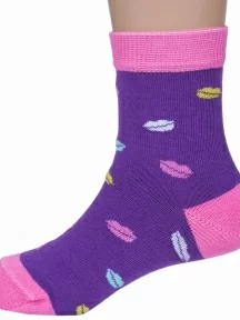 Детские носки "Носкофф" (АЛСУ), НД1, рис. 4090, ФИОЛЕТОВЫЕ