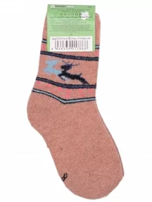 Детские теплые махровые носки Hobby Line, Ндад7639-6, КОРИЧНЕВЫЕ