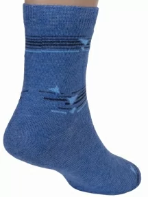 Детские носки RuSocks (Орудьевский трикотаж), Д3-13499, рис. 01, ТЕМНО-ГОЛУБЫЕ