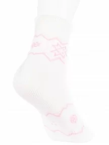 Комплект из 2 пар детских теплых носков НАШЕ Смоленской чулочной фабрики, 2-236С1, рис. 1, БЕЛЫЕ с розовым №60-1