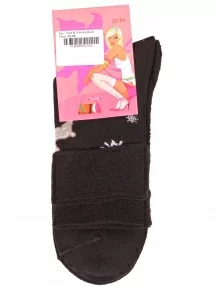 Детские махровые носки LORENZline, П4М, КОРИЧНЕВЫЕ