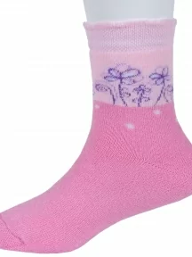 Комплект из 2 пар детских махровых носков Гамма, 2-С663, СВЕТЛО-РОЗОВЫЕ