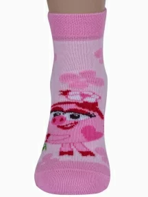 Детские носки "Смешарики" Брестские (БЧК), 19С3093, рис. 247, БЛЕДНО-РОЗОВЫЕ