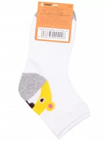 Детские носки Hobby Line, Ндх3567, БЕЛО-ЖЕЛТЫЕ