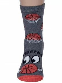 Детские носки RuSocks (Орудьевский трикотаж), Д3-13500, рис. 05, СЕРЫЕ