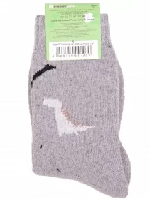 Детские теплые махровые носки Hobby Line, 7629-6, СВЕТЛО-СЕРЫЕ