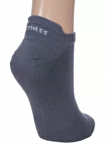 Женские короткие носки LORENZline, С7, СЕРЫЕ