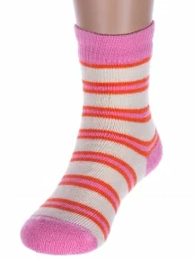 Детские махровые носки Альтаир, С114, КРЕМОВО-РОЗОВЫЕ