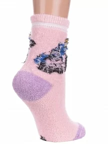 Детские теплые махровые носки Hobby Line, Ндад7622-6, СИРЕНЕВЫЕ