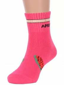 Детские спортивные носки Hobby Line, Ндх3592-03, МАЛИНОВЫЕ