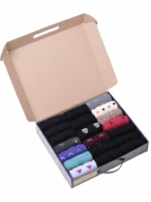 Набор из 20 пар мужских носков MSCLUB №М09, ВИМ20-9, микс