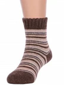 Детские теплые махровые носки Hobby Line, Ндам7630, КОРИЧНЕВЫЕ