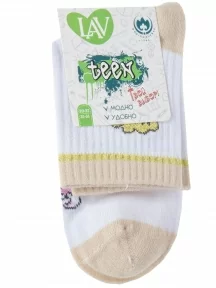 Детские носки "Борисоглебский трикотаж", 8С231, БЕЛЫЕ