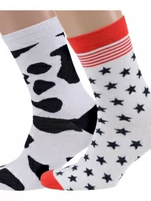 Комплект из 2 пар носков ХОХ FANTASY, 2-XF, микс 34