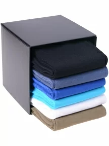 Набор мужских носков из мерсеризованного хлопка, 6 пар (ТМ Sergio di Calze), PG-17SC6-6, микс 3