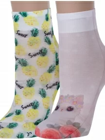 Комплект из 2 пар женских носков Conte, 2-18С-76СП, микс 8
