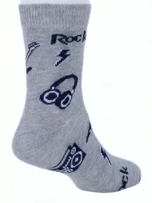 Детские носки RuSocks (Орудьевский трикотаж), Д-31354, рис. 05, СЕРЫЕ