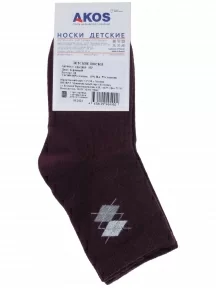 Детские носки Akos, CK41800 013, БОРДОВЫЕ