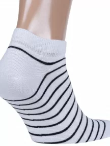 Мужские короткие спортивные носки ХОХ, SPM-177, БЕЛО-ЧЕРНЫЕ