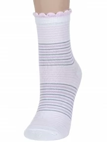 Женские носки "Борисоглебский трикотаж", 6С233, БЕЛЫЕ
