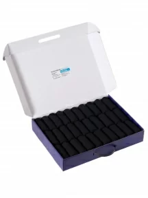 Набор из 30 пар мужских носков MSCLUB №М00, МС-ПН-01-30, черные в кейсе "Люди"