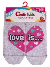 Детские носки Conte kids, 17С-10СП, рис. 279, СВЕТЛО-СЕРЫЕ