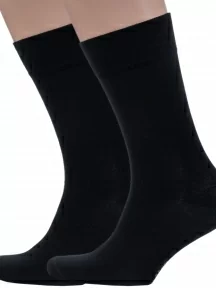 Комплект из 2 пар мужских носков Sergio Di Calze (PINGONS), 2-15SC4, ЧЕРНЫЕ