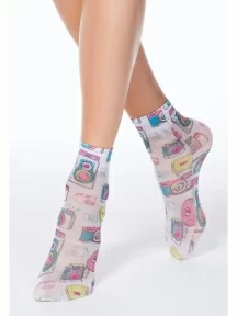 Комплект из 2 пар женских носков Conte, 2-18С-76СП, рис. 205, МУЛЬТИКОЛОР