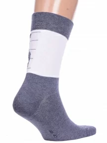 Носки унисекс Брестские (БЧК), 21С4200, рис. 160, ТЕМНО-СЕРЫЕ МЕЛАНЖ