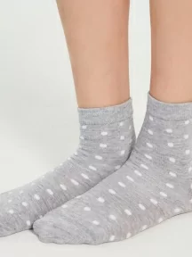 Детские носки LORENZline, Л103, СЕРЫЕ в горох