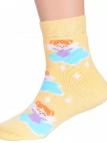Детские махровые носки Брестские (БЧК), 14С3060, рис. 168, ЖЕЛТЫЕ