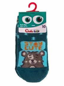 Детские махровые носки Conte kids, 7С-53СП, рис. 469, ТЕМНО-БИРЮЗОВЫЕ