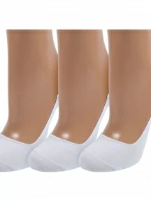 Комплект из 3 пар женских подследников ХОХ, 3-SG-1301, БЕЛЫЕ
