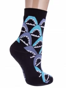 Детские махровые носки Conte kids, 21С-13СП, рис. 593, БИРЮЗОВЫЕ