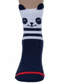 Детские короткие носки Conte kids, 17С-59СП, рис. 563, СИНЕ-БЕЛЫЕ