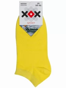 Мужские короткие спортивные носки ХОХ, SPM-180, ЯРКО-ЖЕЛТЫЕ