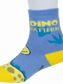 Комплект из 3 пар детских махровых носков Гамма, 3-С509, рис. 2, ГОЛУБЫЕ