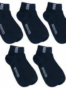 Комплект из 5 пар детских носков RuSocks (Орудьевский трикотаж) ТЕМНО-СИНИЕ (5-Д-36)