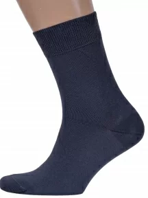 Мужские носки из 100% хлопка Брестские (БЧК), 15С2225, рис. 000, ТЕМНО-СЕРЫЕ