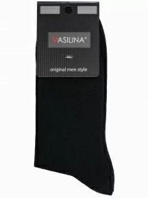 Мужские теплые носки VASILINA, 8С3195, ЧЕРНЫЕ