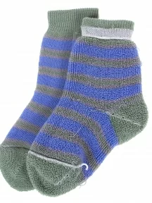 Детские махровые носки Альтаир, С114, ЗЕЛЕНО-ГОЛУБЫЕ