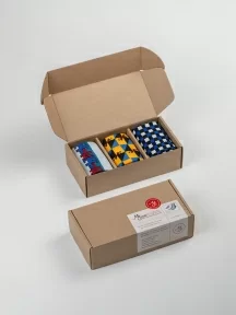 Набор из 3 пар мужских носков MSCLUB №М38, ВИ3-НМ38, микc 1 "Игра Цыпы"