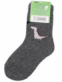 Детские теплые махровые носки Hobby Line, 7629-6, ТЕМНО-СЕРЫЕ