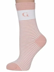 Женские бамбуковые носки Grinston socks (PINGONS), 21D1, КОРАЛЛОВЫЕ