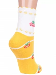 Детские махровые носки LORENZline, П3М, ЖЕЛТЫЕ